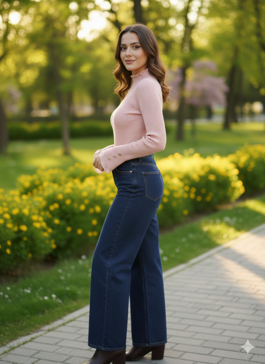 Minimal Chic Rose Top