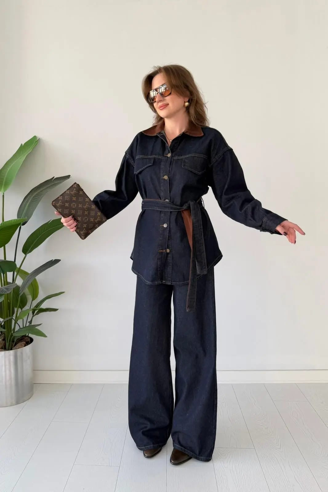 Cocoa Blue Denim Set