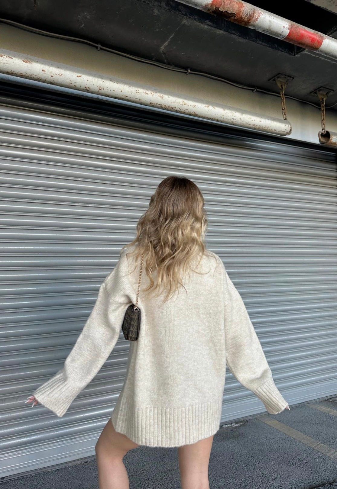 Off White Wool Sweater