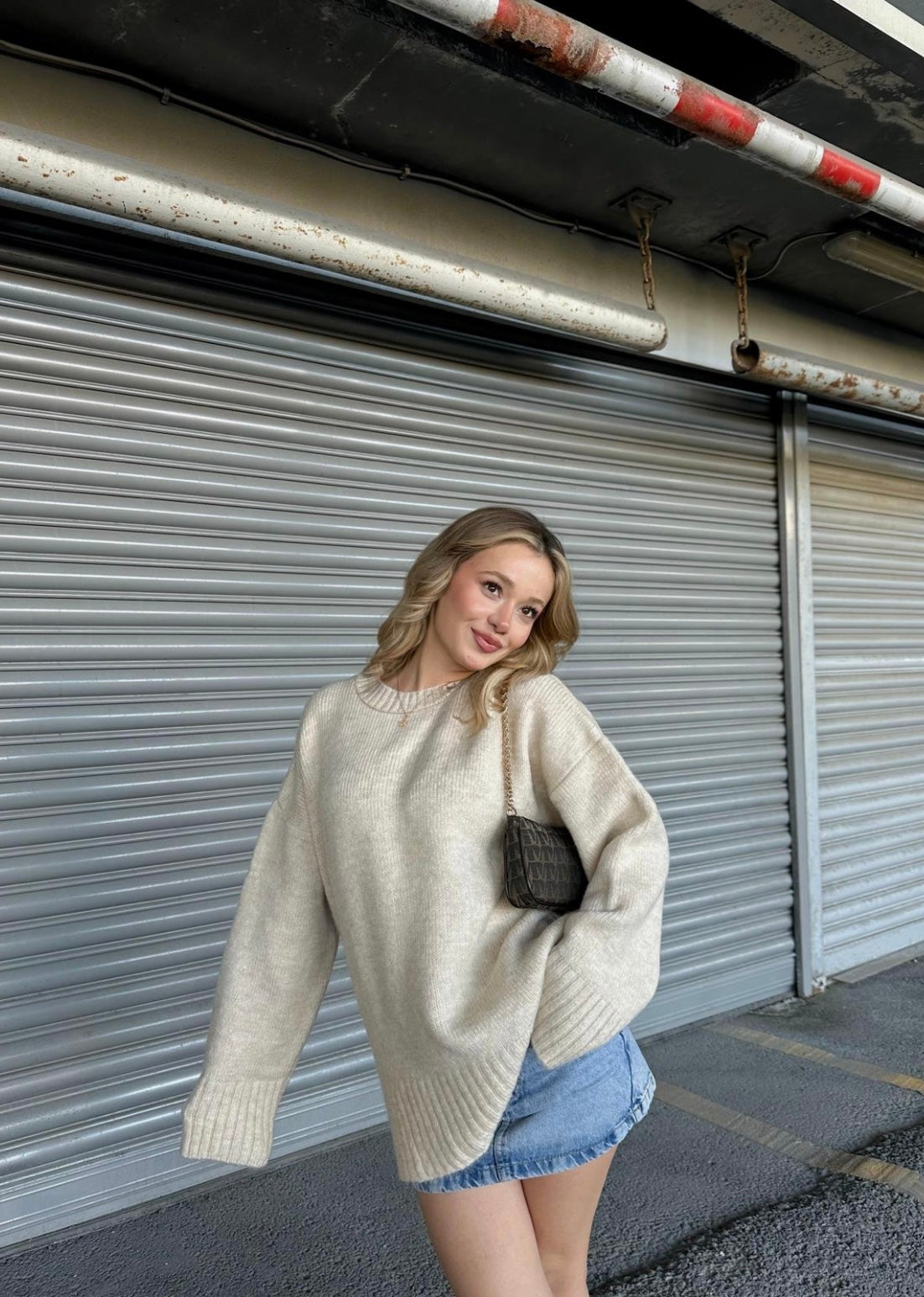 Off White Wool Sweater