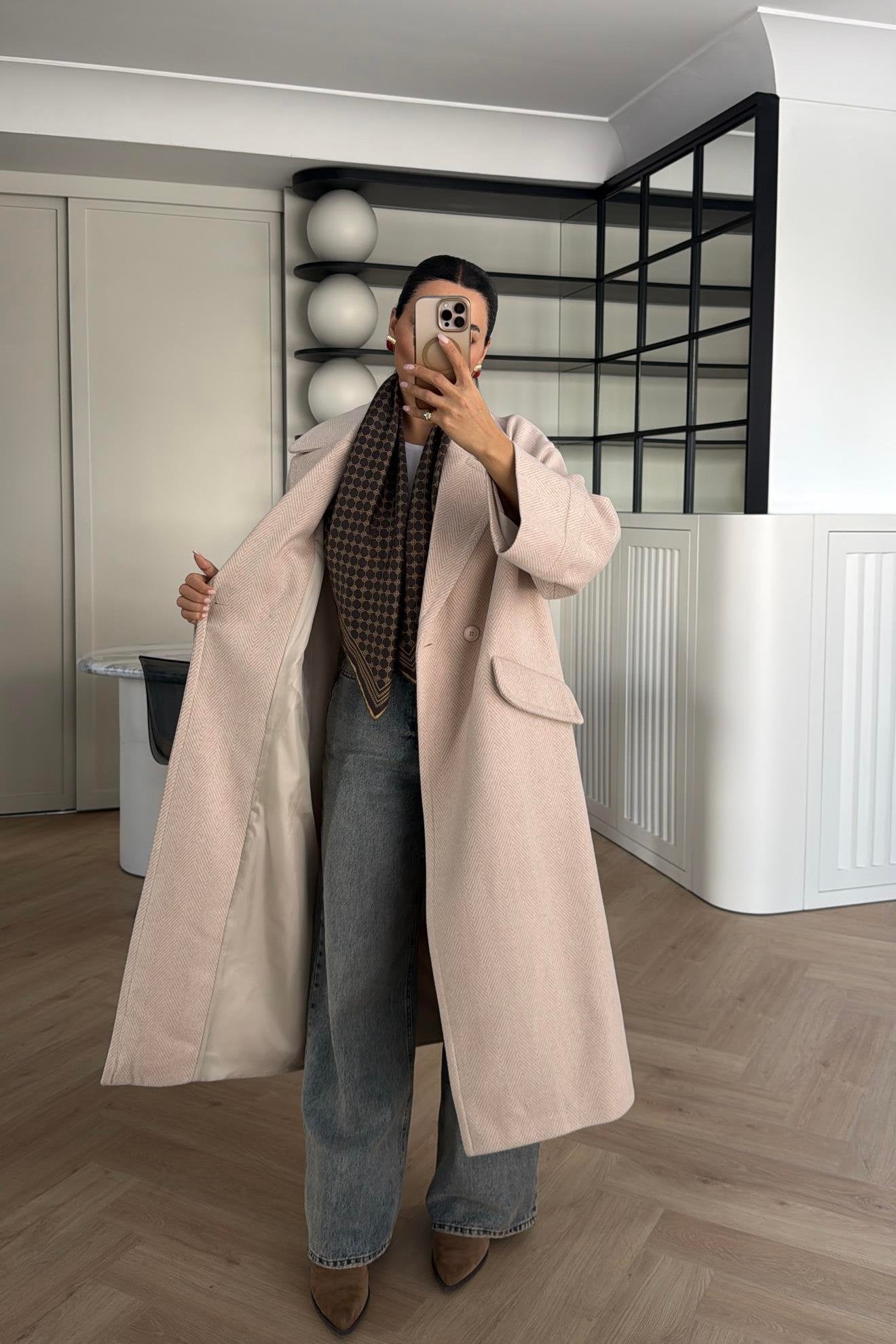 Elegancy Off White Coat