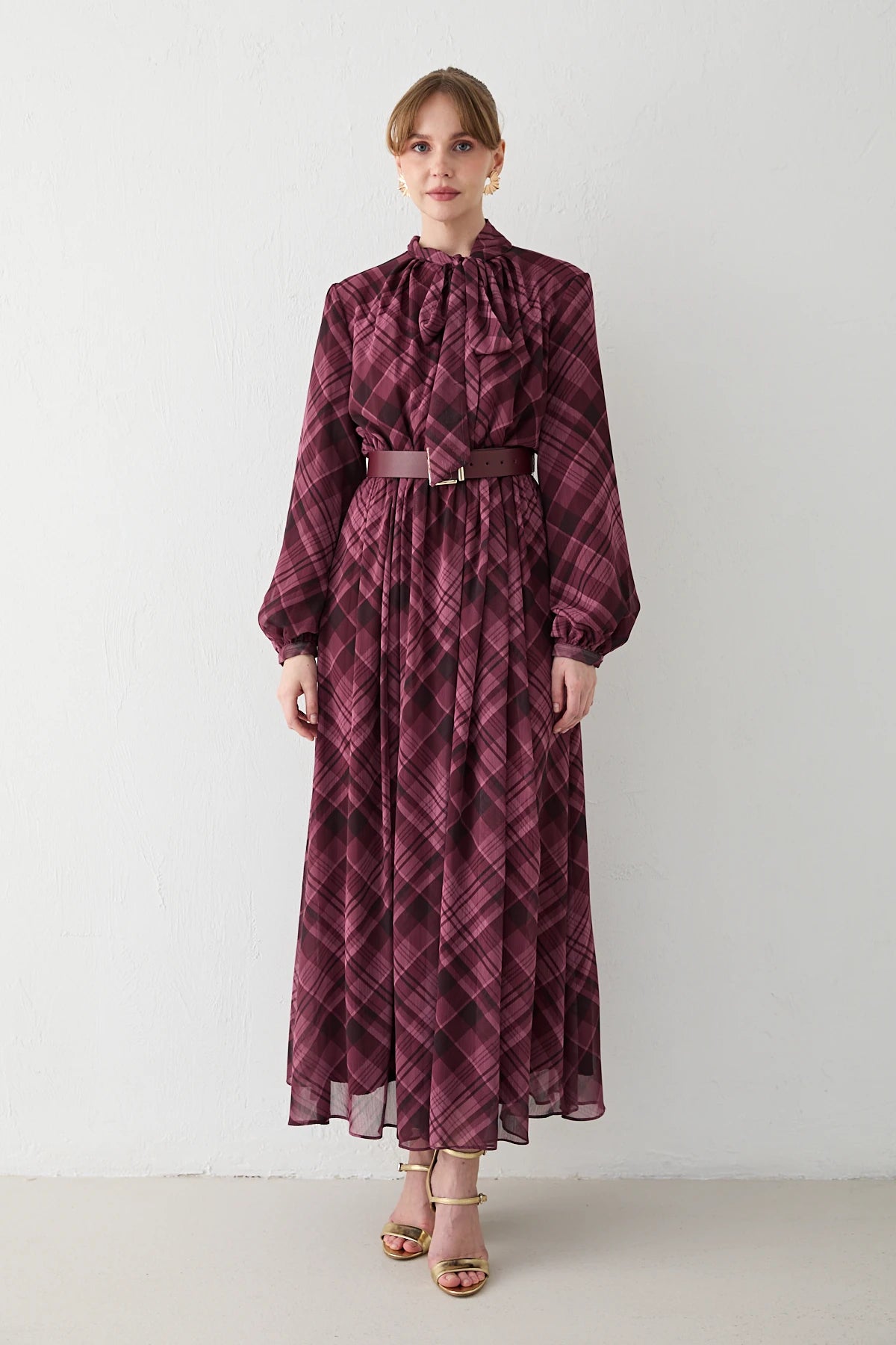 Isabella Plaid Dress