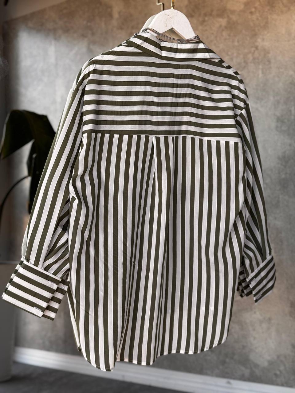 Kaki Lines Shirt
