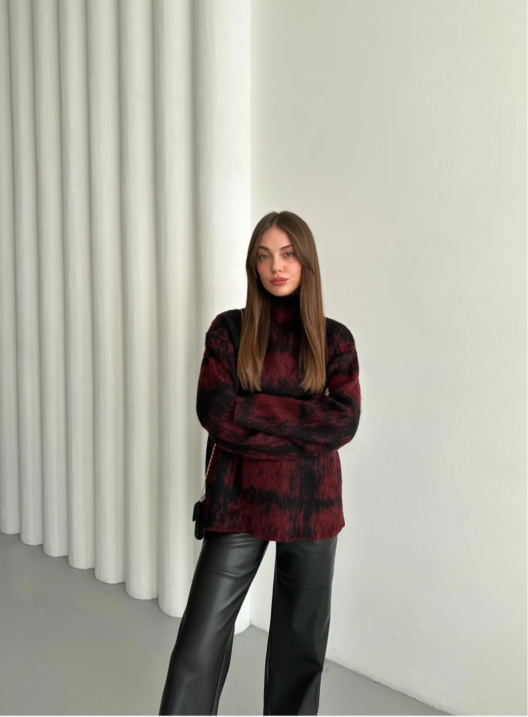 Burgundy wool Sweater