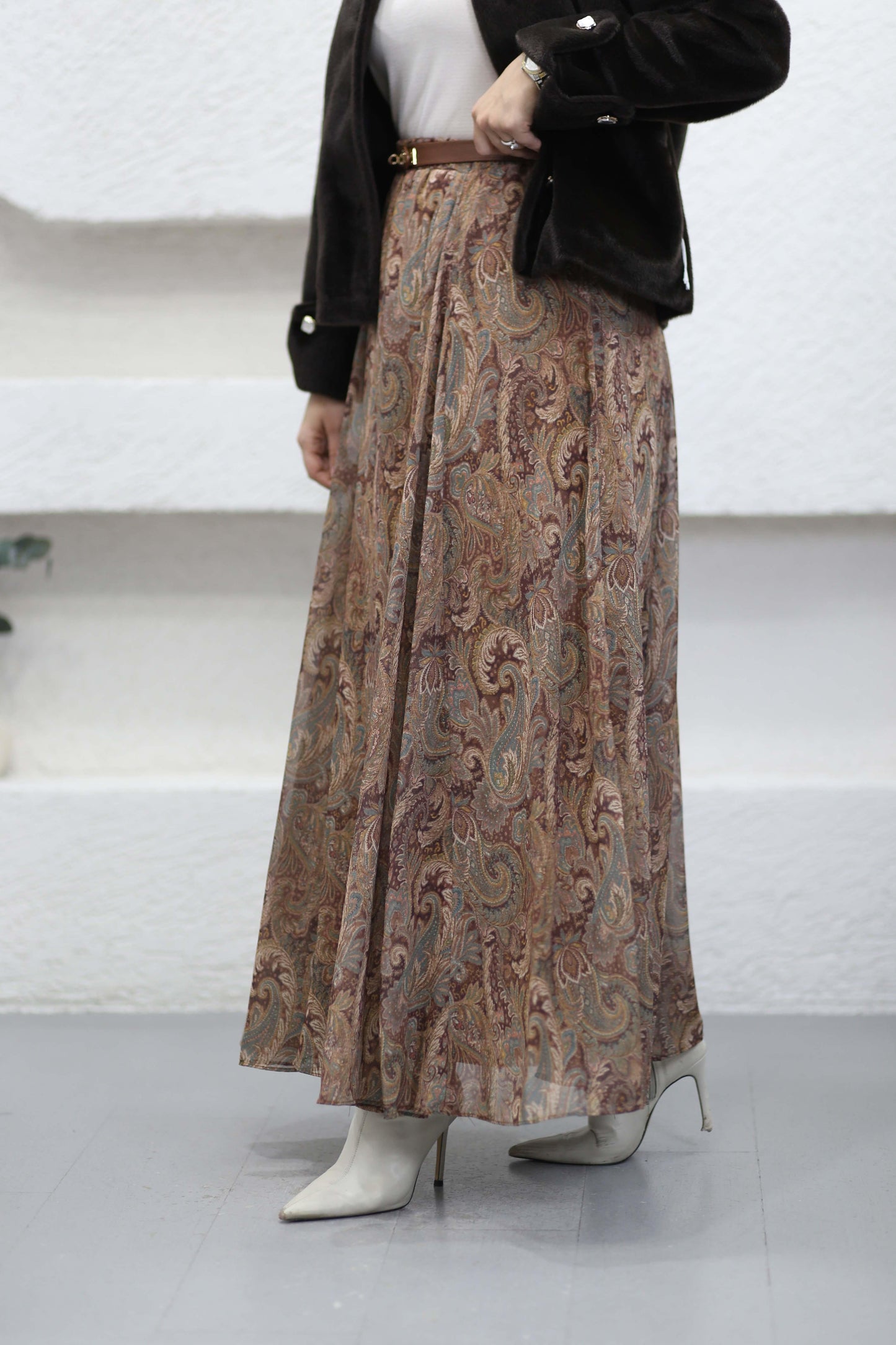 Vintage Chiffon Skirt