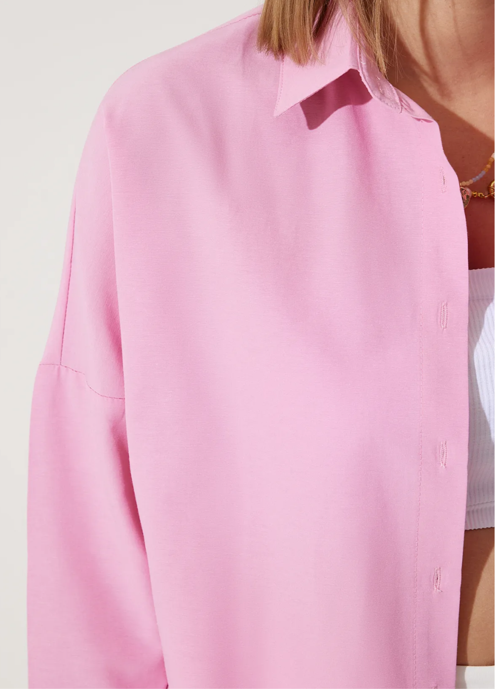 Pink Oversized Shirt