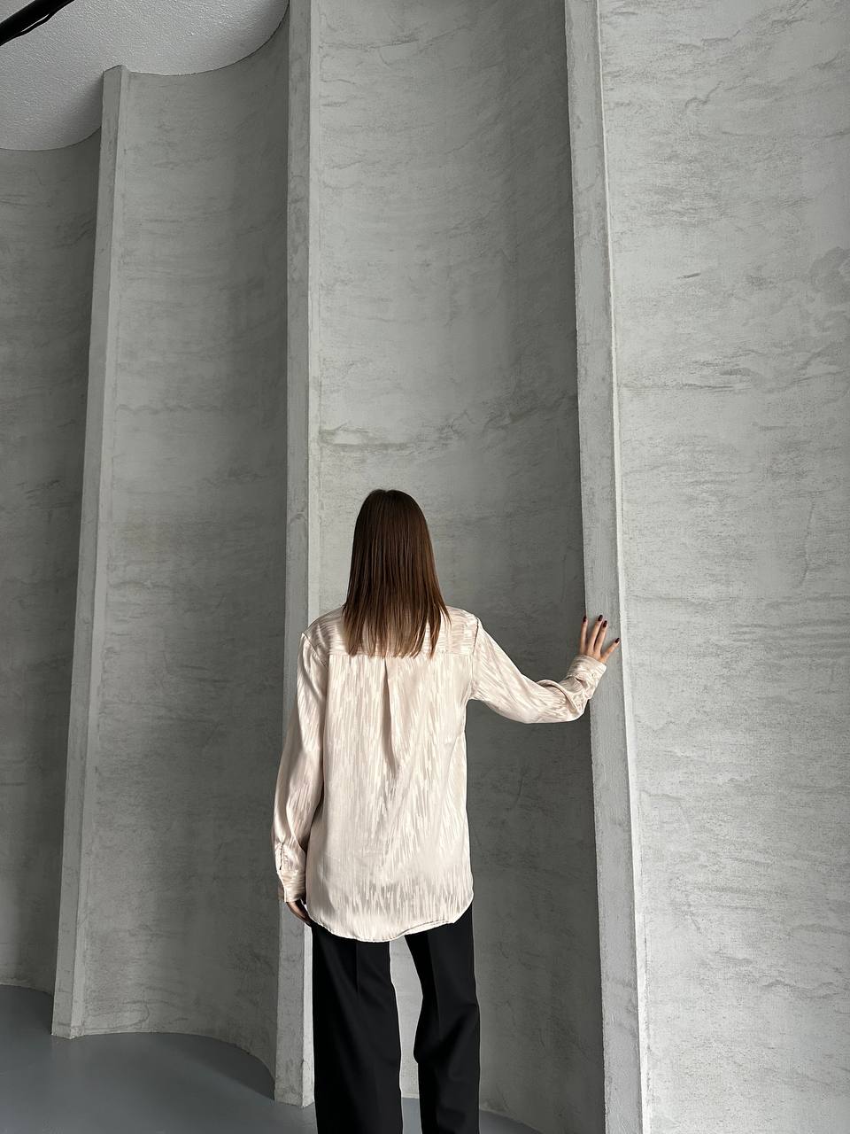 Golden Beige satin Chemise