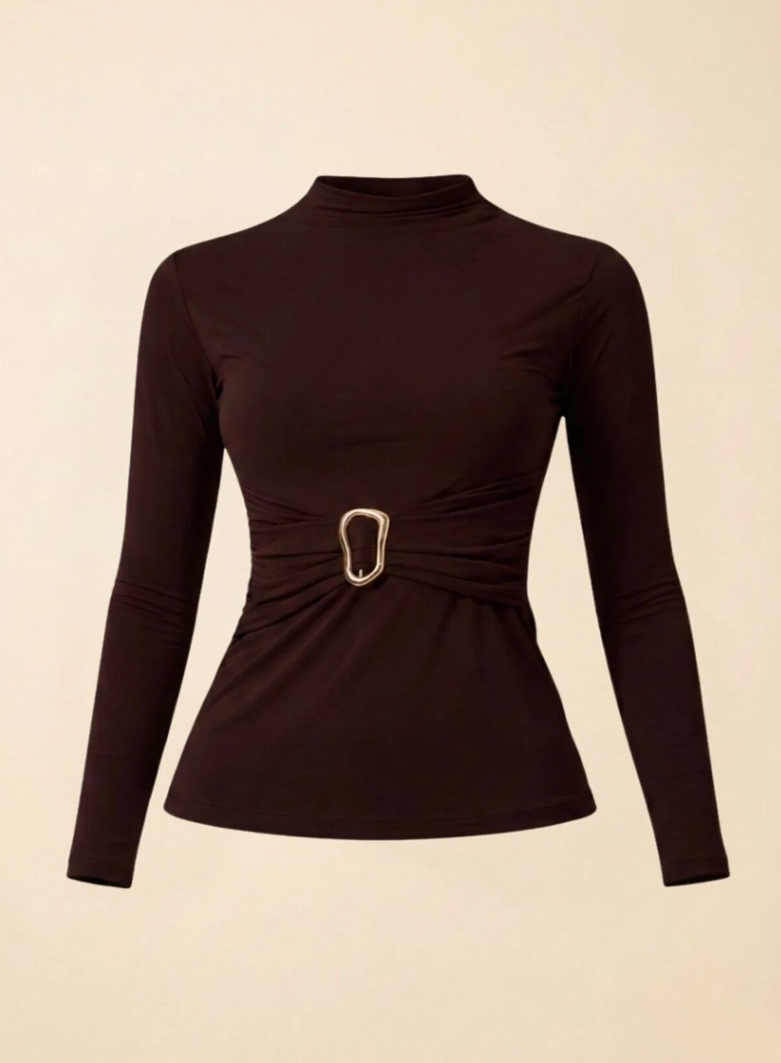 Brown Gold Brooch Tope