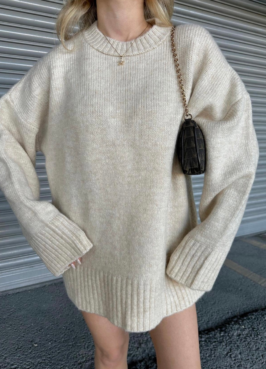 Off White Wool Sweater