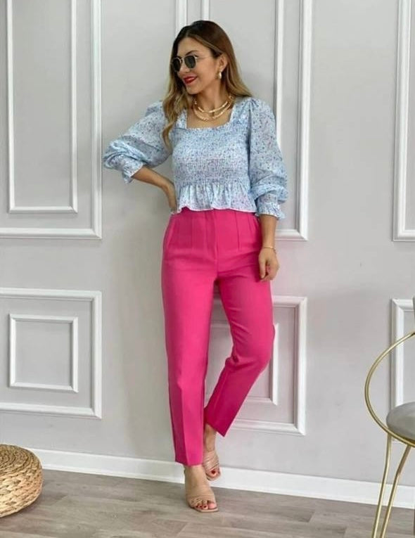 Fushia pants