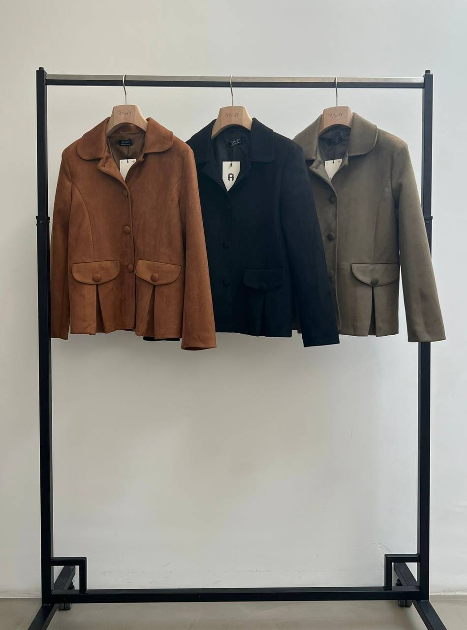 Chamois Black Jacket