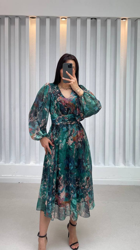 Beryl Emerald Classy Dress