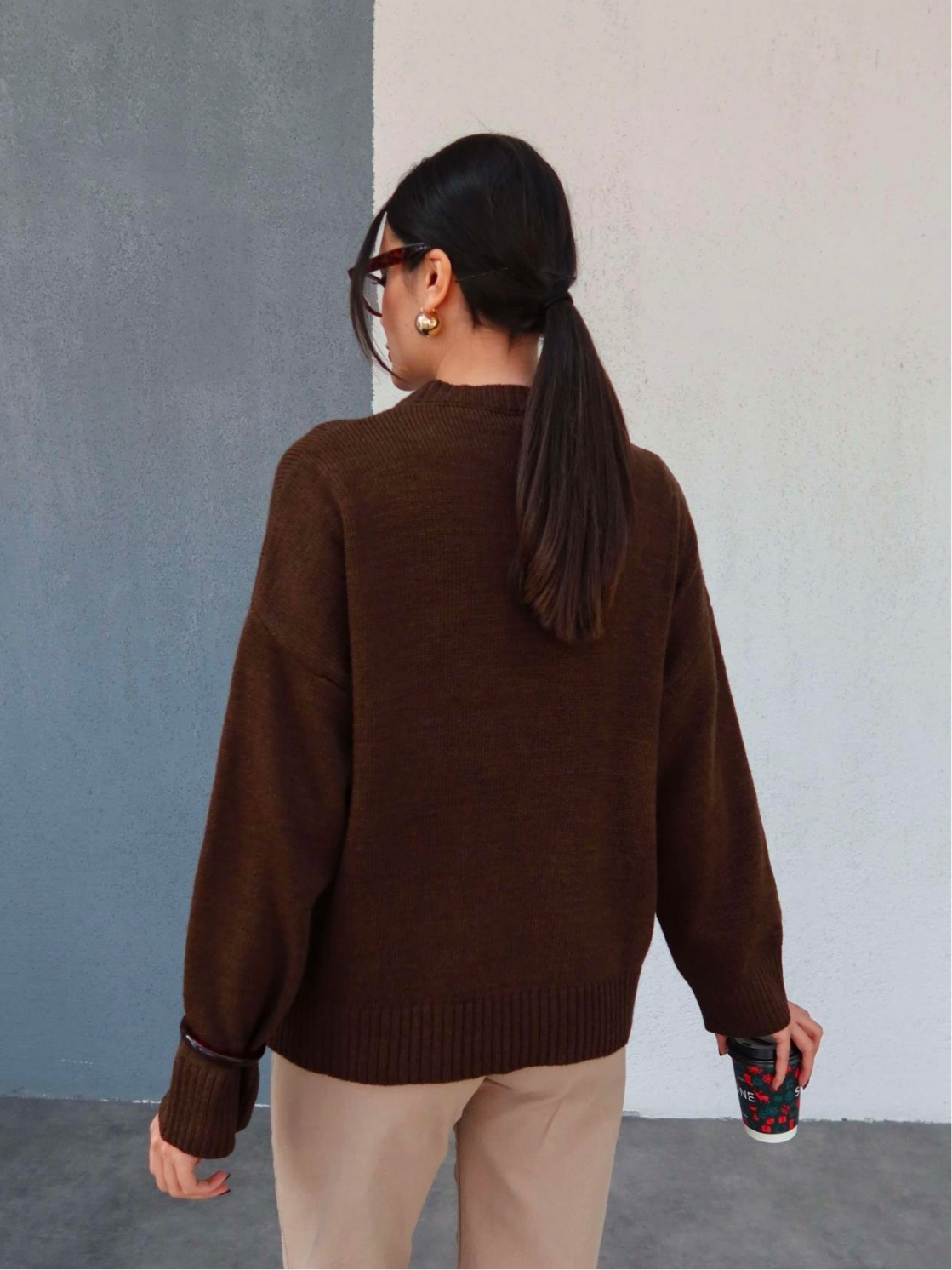 Brown Wool Sweater