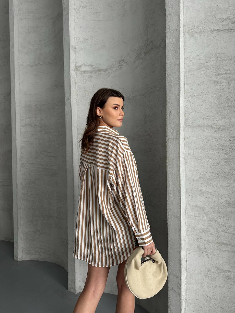 Beige Lines Shirt