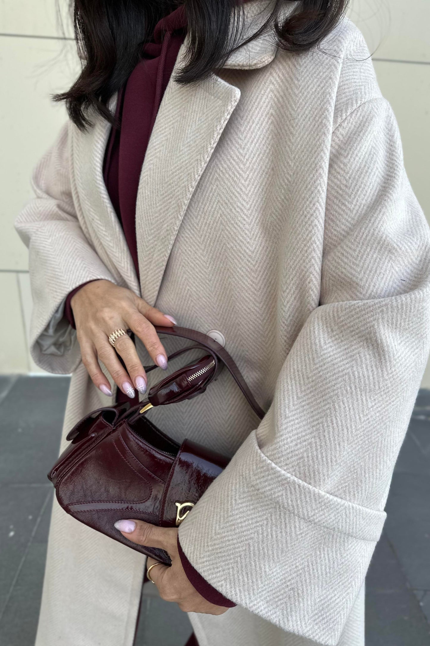 Elegancy Off White Coat