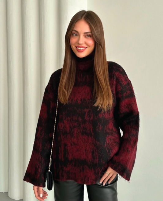 Burgundy wool Sweater
