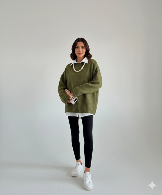 Emerald Wool Sweater