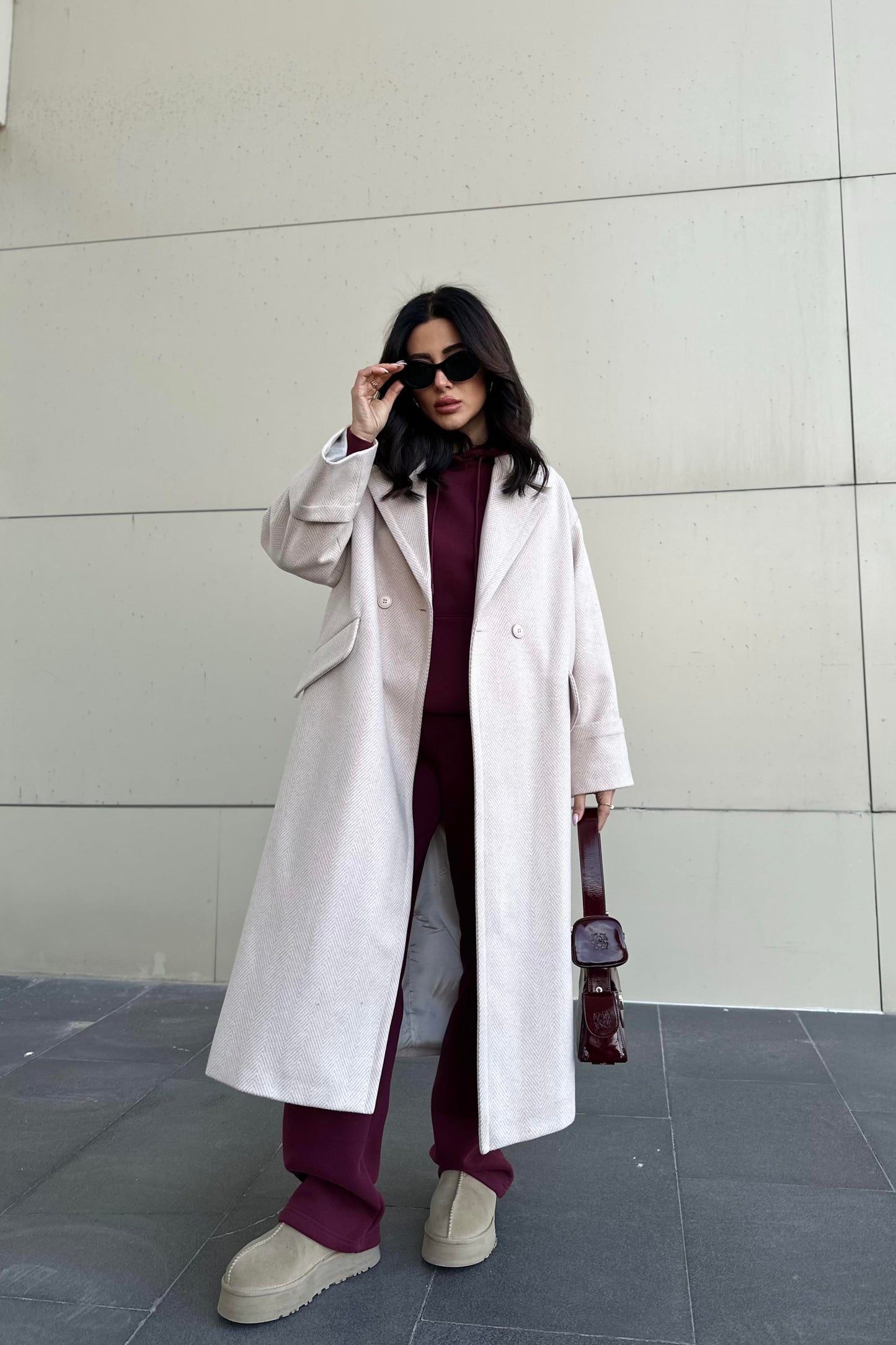 Elegancy Off White Coat