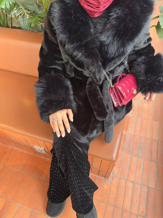 Black Fur Coat