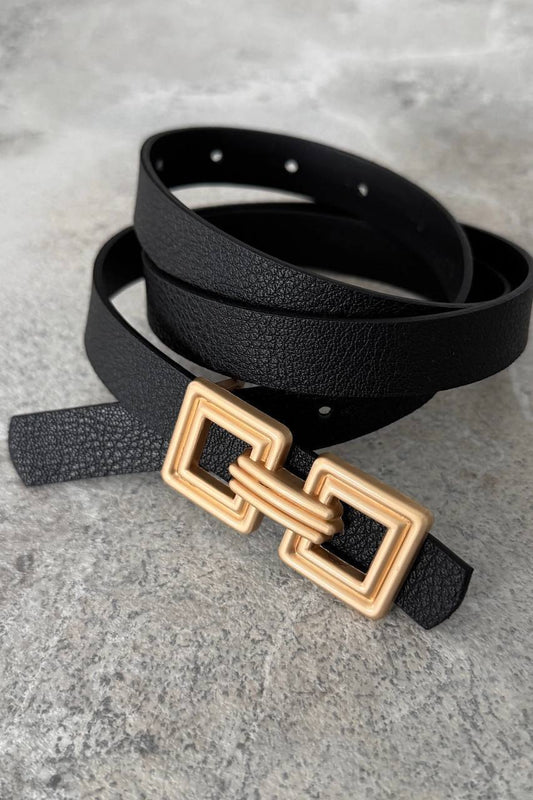 Squares Belts -Black