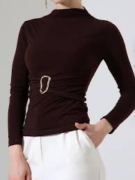 Brown Gold Brooch Tope