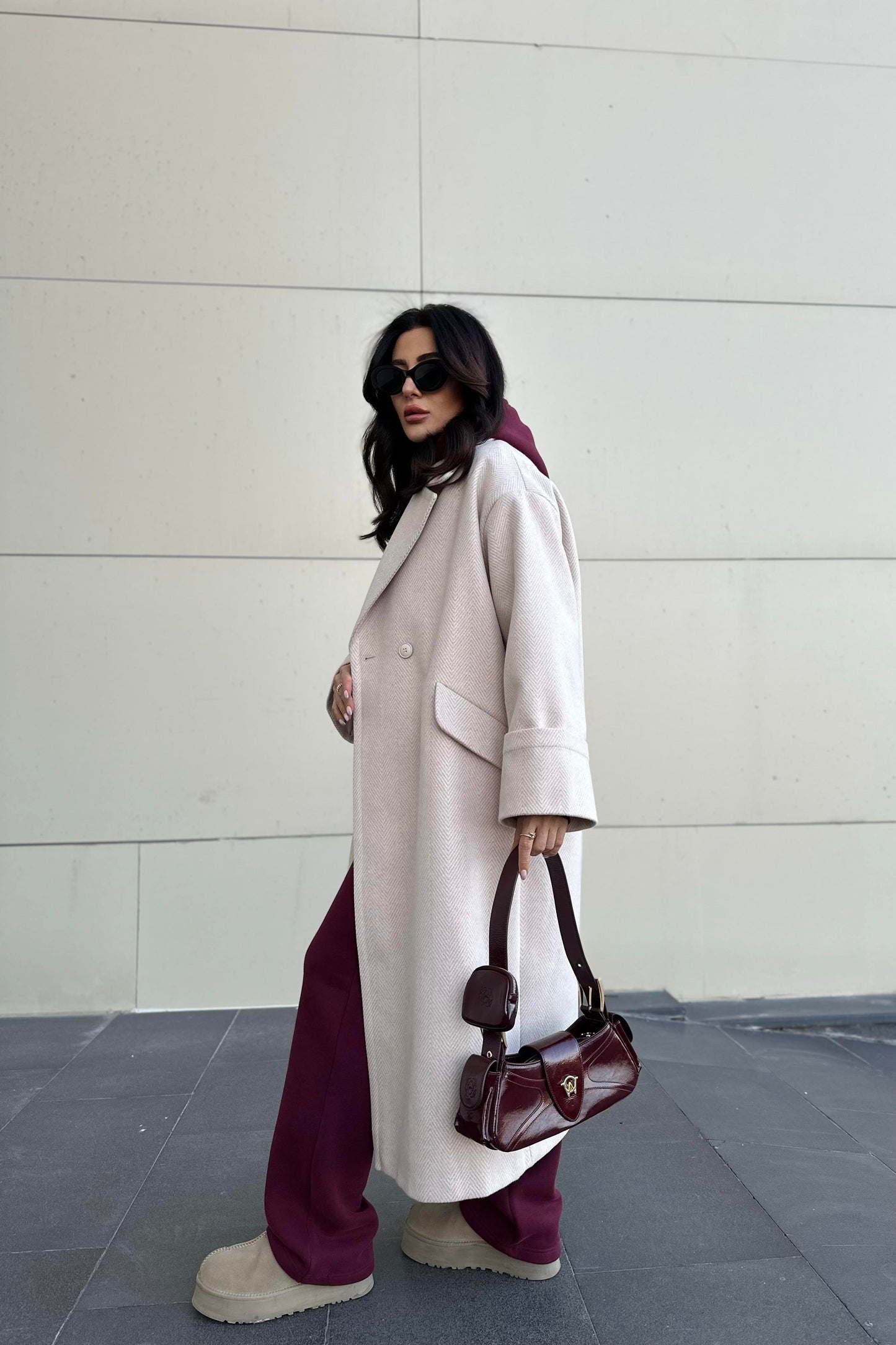 Elegancy Off White Coat