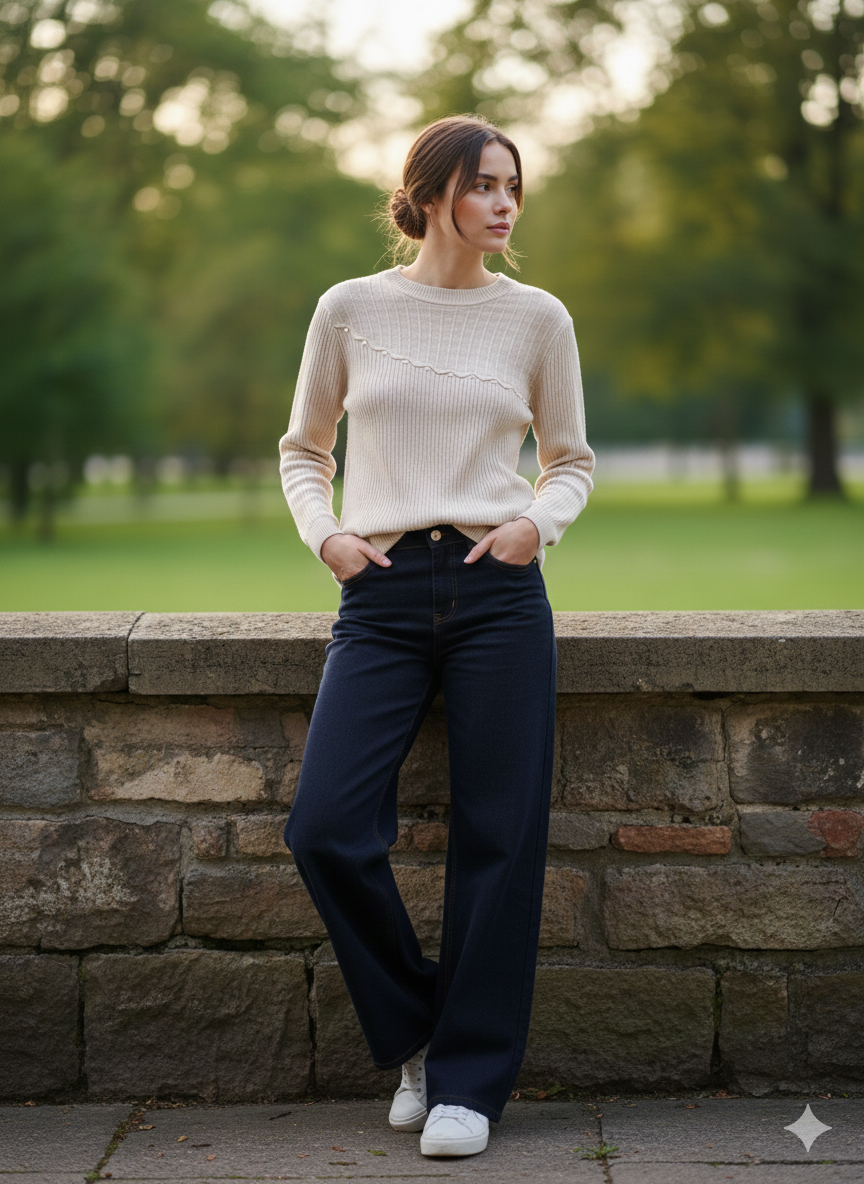 Serenity Pearls Sweater