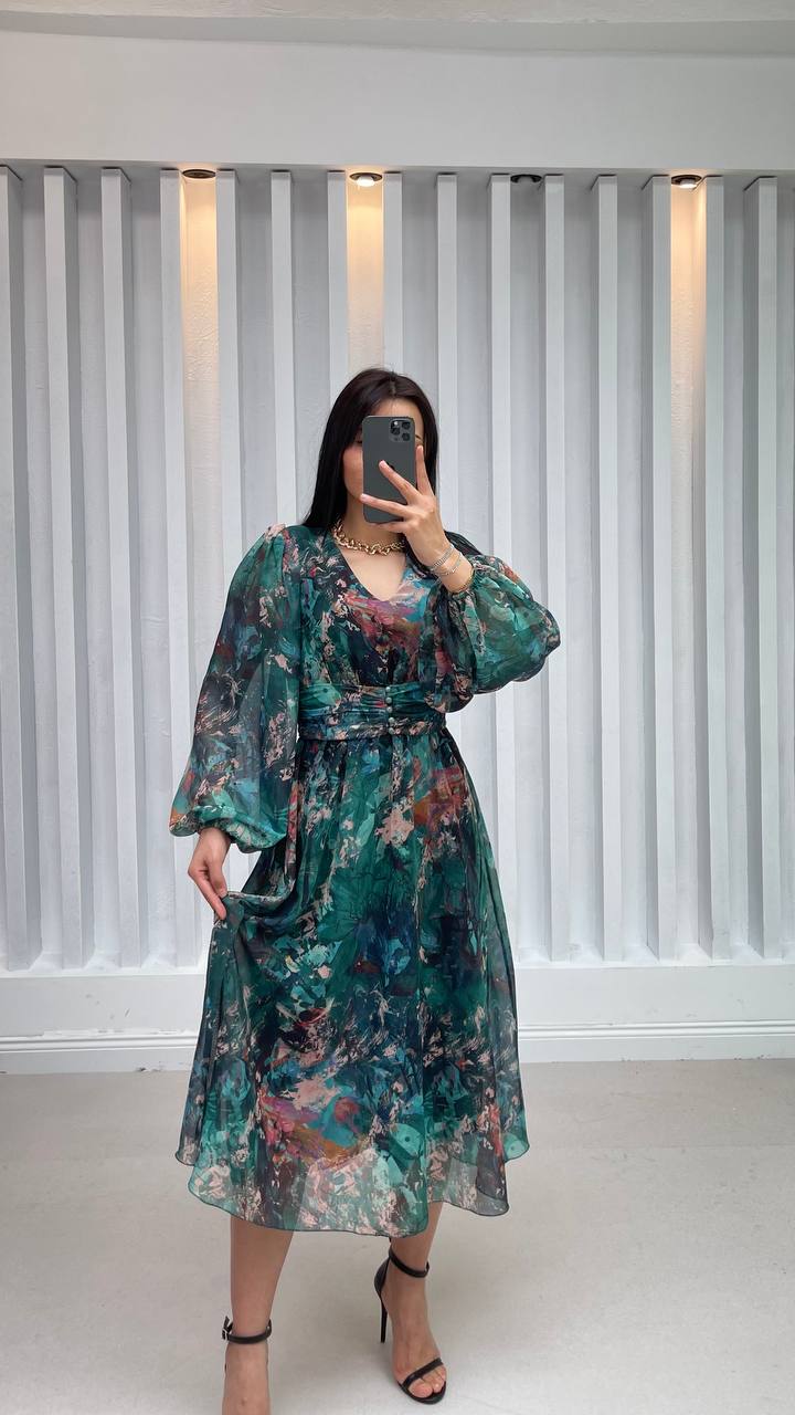 Beryl Emerald Classy Dress