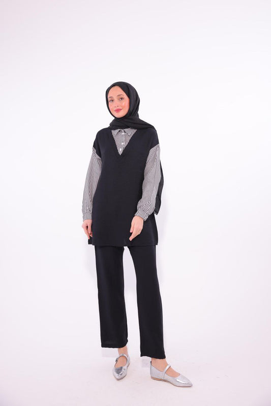 Casual Black Lines Set